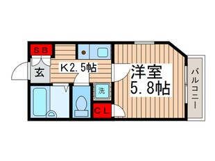 宮田コーポの物件間取画像